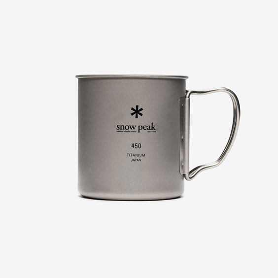 Home decor Snow Peak Titanium Single Cup 450 Metalik | MG-143