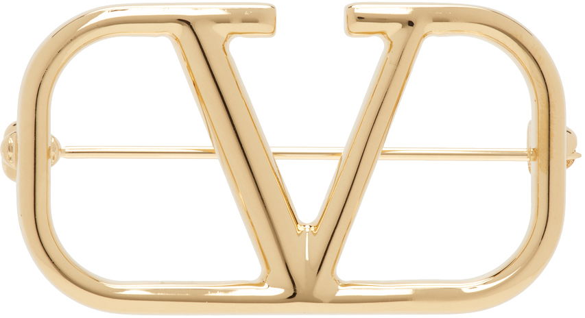 Nakit Valentino Garavani VLogo Signature Brooch "Gold" Metalik | 4W2J0E82MET, 0