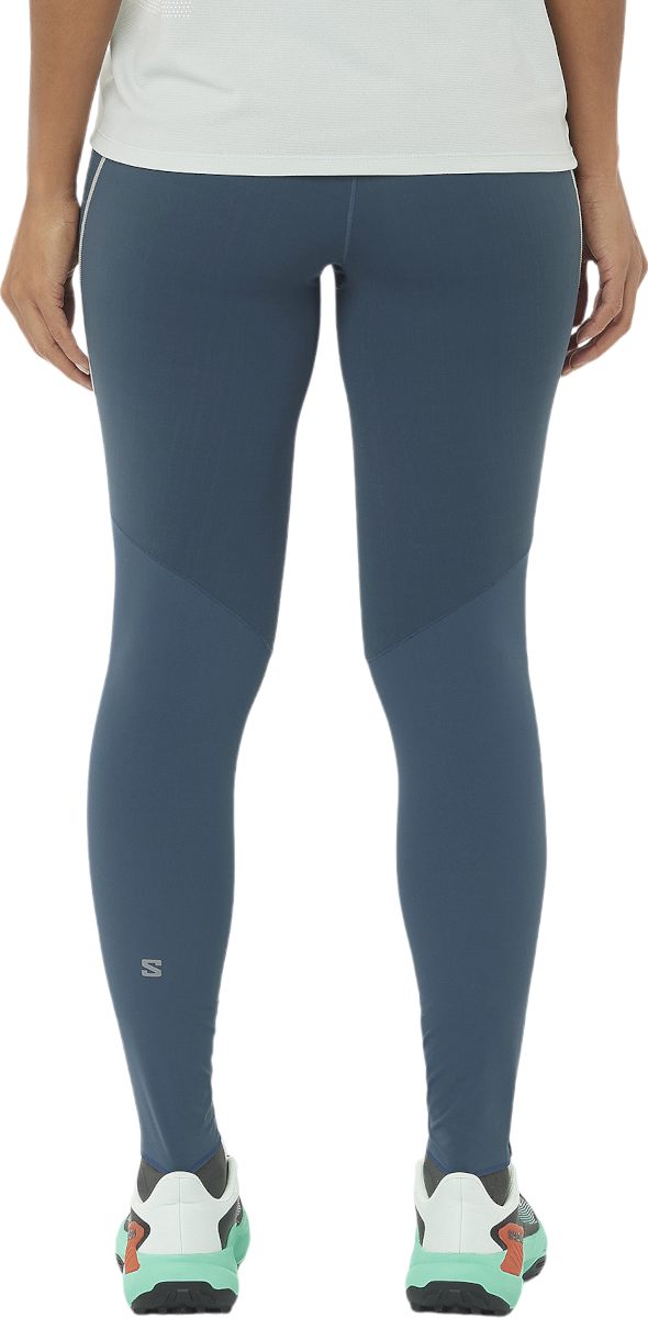 Tajice Salomon Stow Running Tights Plava | lc2366600, 1