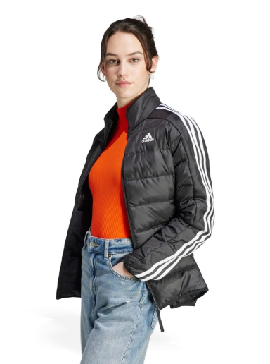 Pernata jakna adidas Originals Essentials 3-Stripes Crna | HZ5726