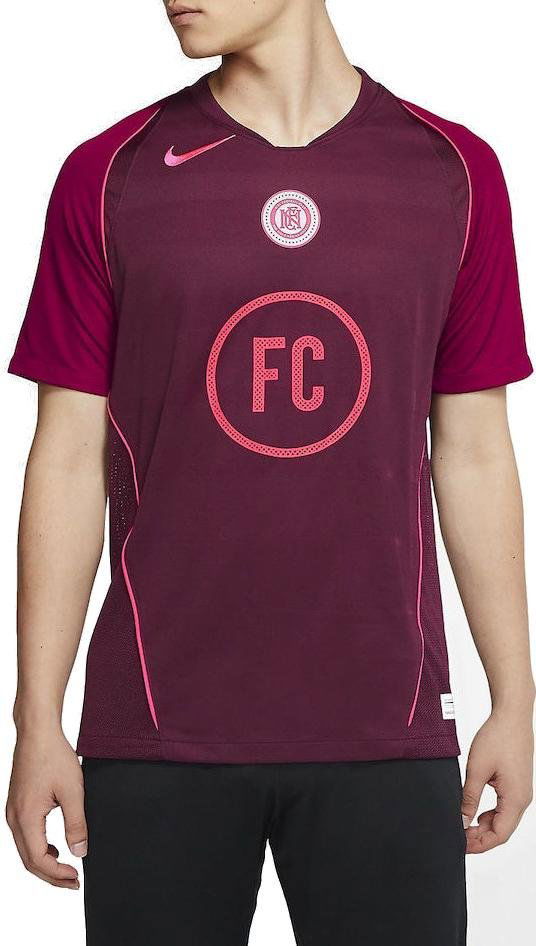 Majica kratkih rukava Nike FC Home Soccer Jersey Tamnocrvena | at6017-681
