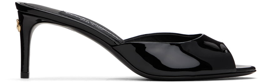 Tenisice i cipele Dolce & Gabbana Patent Leather Mules Crna | CR1757 A1471