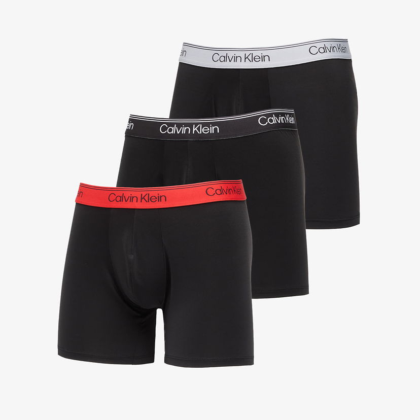 Bokserice CALVIN KLEIN Boxer Brief 3-Pack Black Crna | LV00NB4410 0AZ