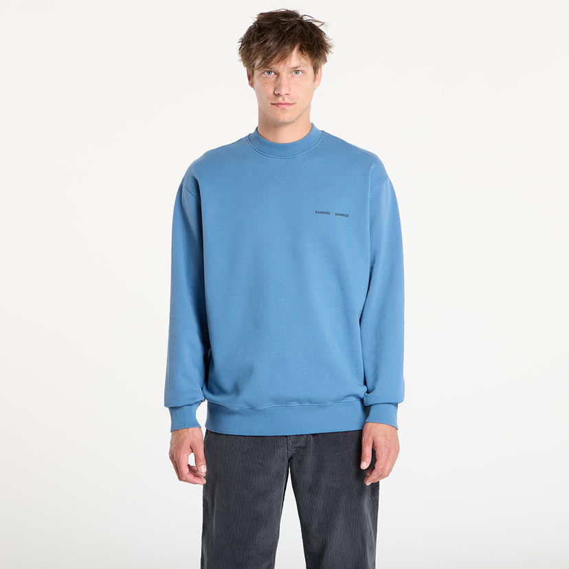 Dukserice Samsoe Samsoe Samsøe Samsøe Norsbro Crew Neck Sweatshirt Plava | M00018103_184026TCX