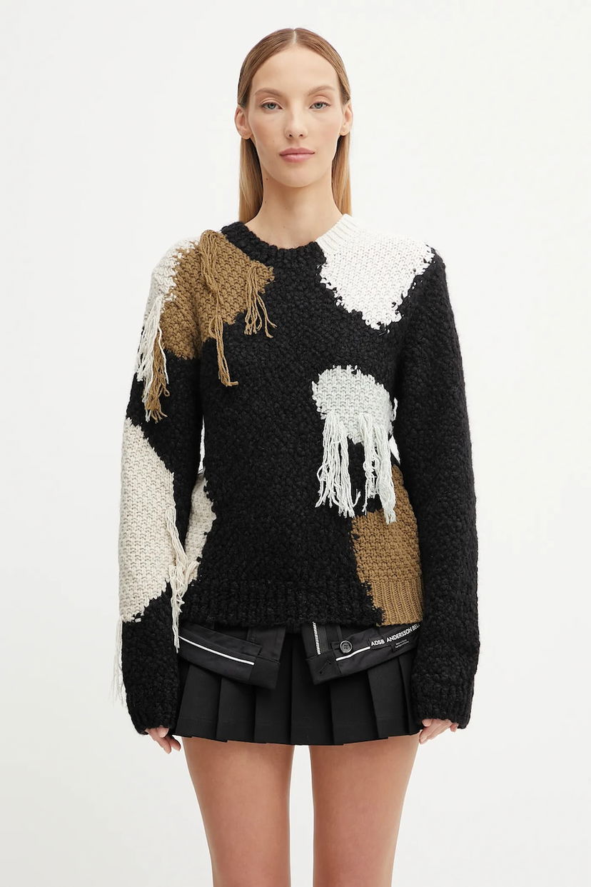 Džemper Andersson Bell Andersson Bell Sylvia Abstract Patchwork Wool Sweater Višebojno | atb1365w