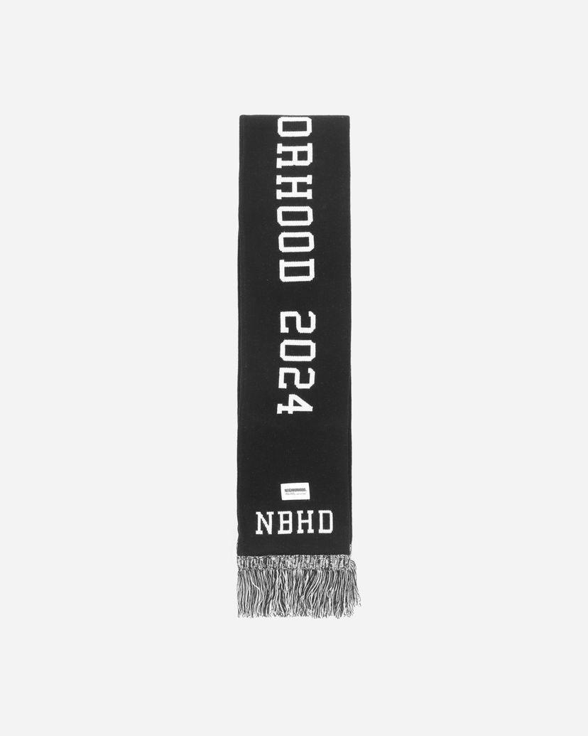 Šal Neighborhood Knitted Logo Scarf Crna | 24213NH-AC01 BK
