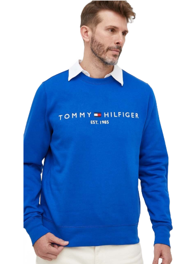 Dukserice Tommy Hilfiger Logo Sweatshirt Plava | MW0MW11596