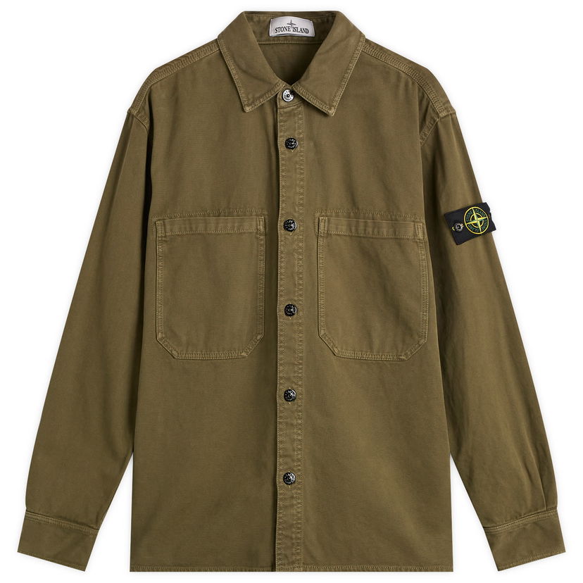 Jakna Stone Island Old Effect Garment Dyed Overshirt Zelena | K2S151200025-V0154