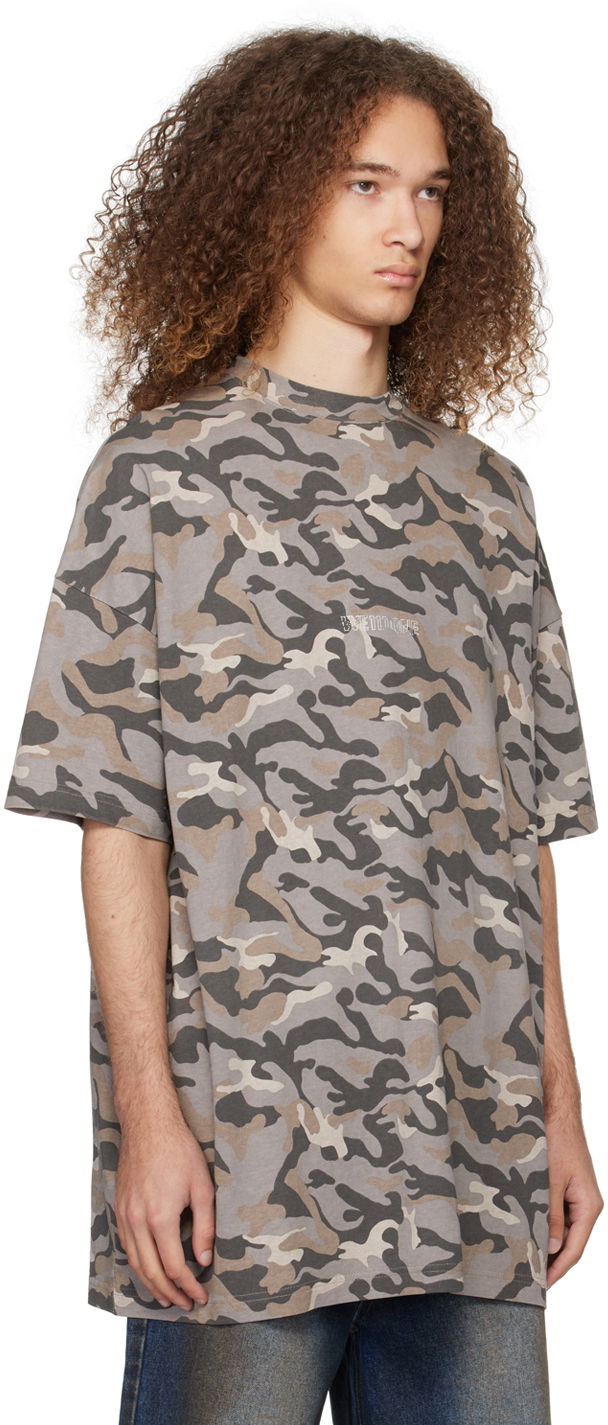 Majica kratkih rukava We11done We11done Camo Oversized T-Shirt Siva | WD-TT0-24-793-U-GY, 1
