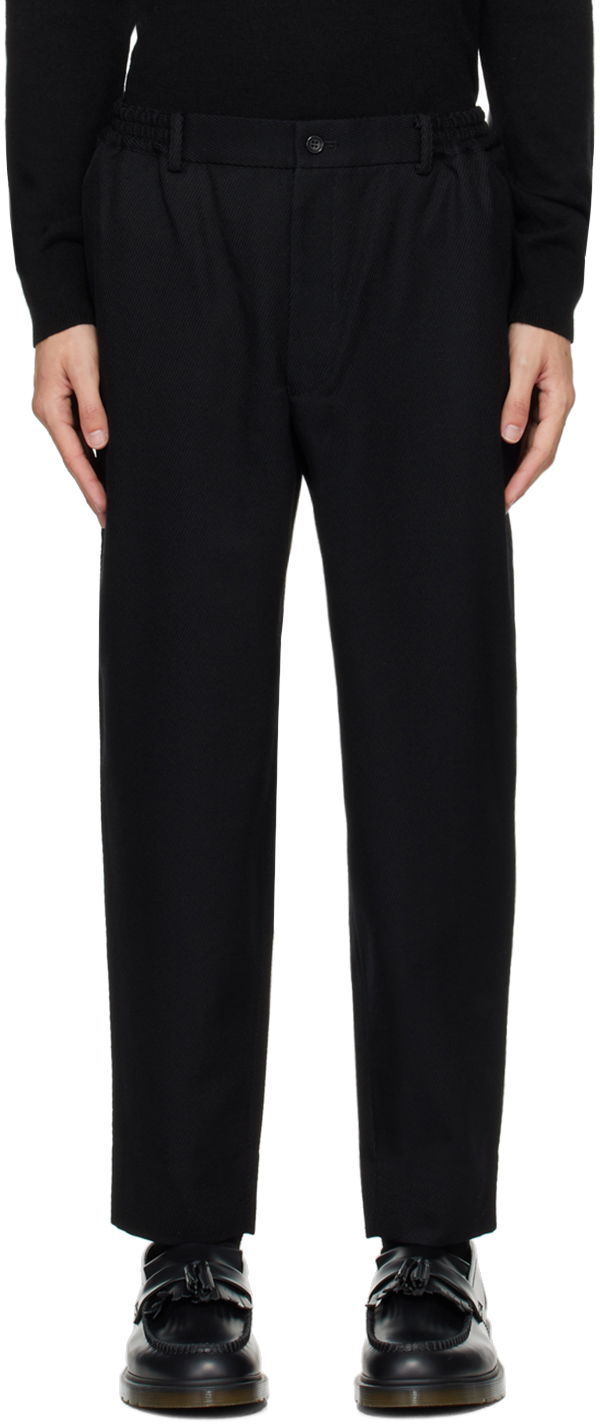 Hlače Comme des Garçons Homme Deux Wool Trousers Crna | DN-P031-051