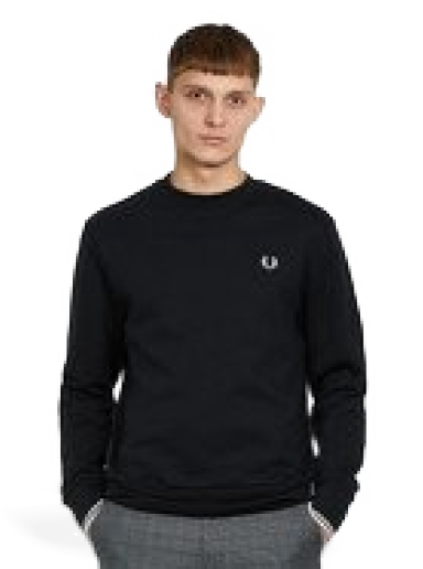 Dukserice Fred Perry Crew Neck Sweatshirt Crna | M7535-184