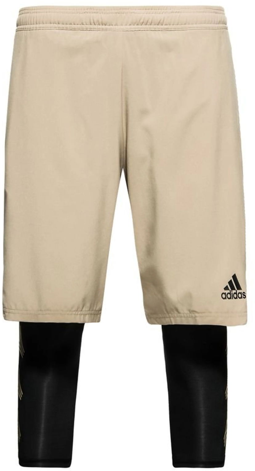 Kratke hlače adidas Originals Player Shorts with Tights Bež | ce0588
