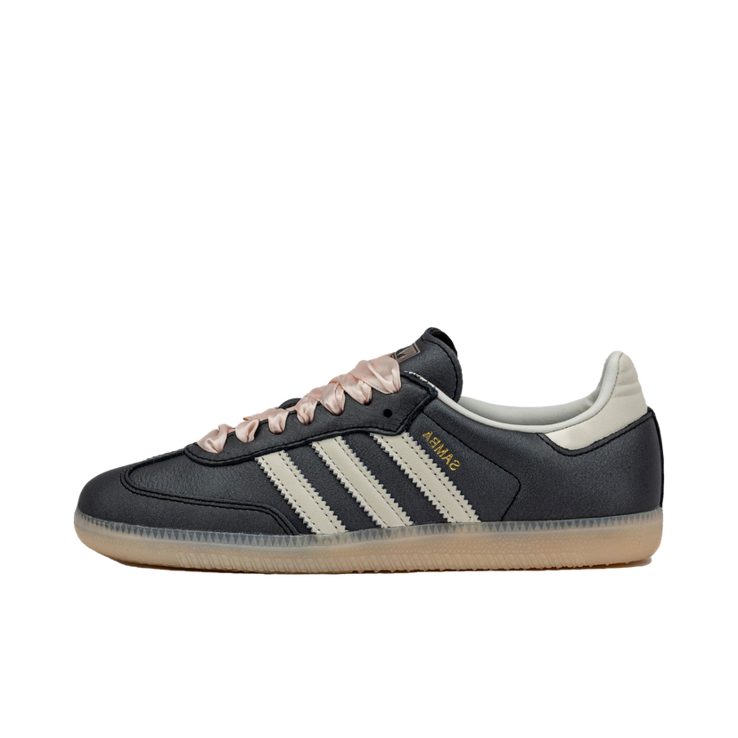 Tenisice i cipele adidas Originals Samba OG Black Pink Ribbon Laces W Crna | IH8047