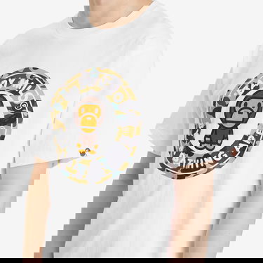 Majica kratkih rukava BAPE Bathing Ape 1St Camoilo Busy Works T-Shirt, Size L Bijela | 002TEL301004M-WYL, 5