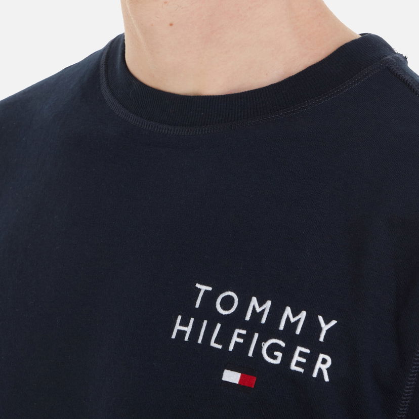 Dukserice Tommy Hilfiger Cotton Logo Crna | UM0UM02878DW5