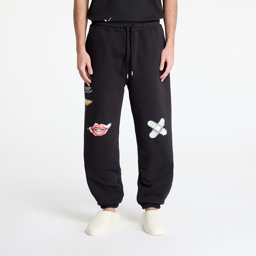 Trenirka Footshop FTSHP x Kurňavka Sweatpants Crna | FTSHP_478