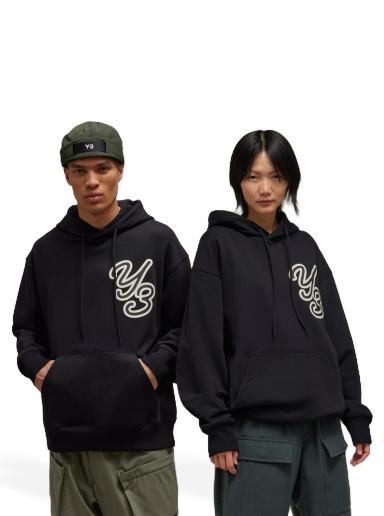 Dukserice Y-3 Graphic Logo Crna | IT7523