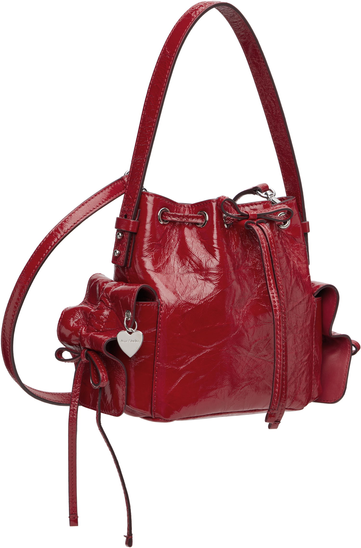 Ručna torbica Acne Studios Acne Studios Multipocket Mini Bucket Bag Crvena | A10467-, 1