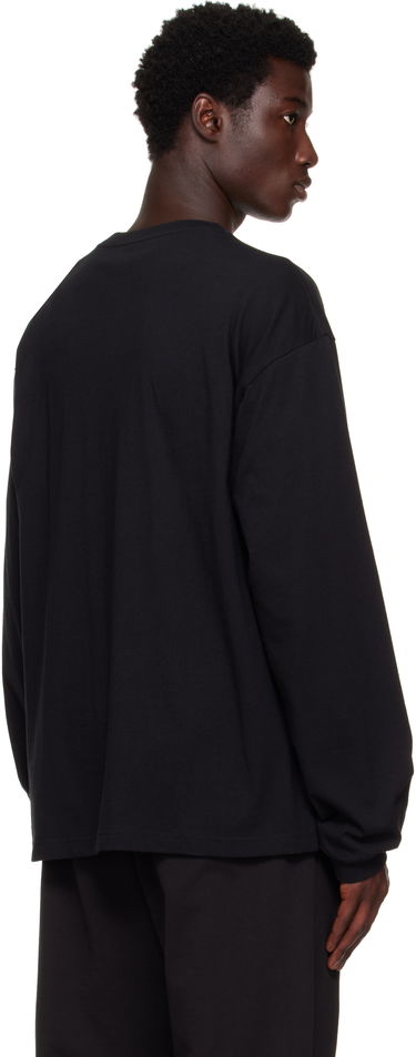 Majica kratkih rukava We11done We11done Neon Logo Long Sleeve T-Shirt Crna | WD-TT2-25-754-U-BK, 2