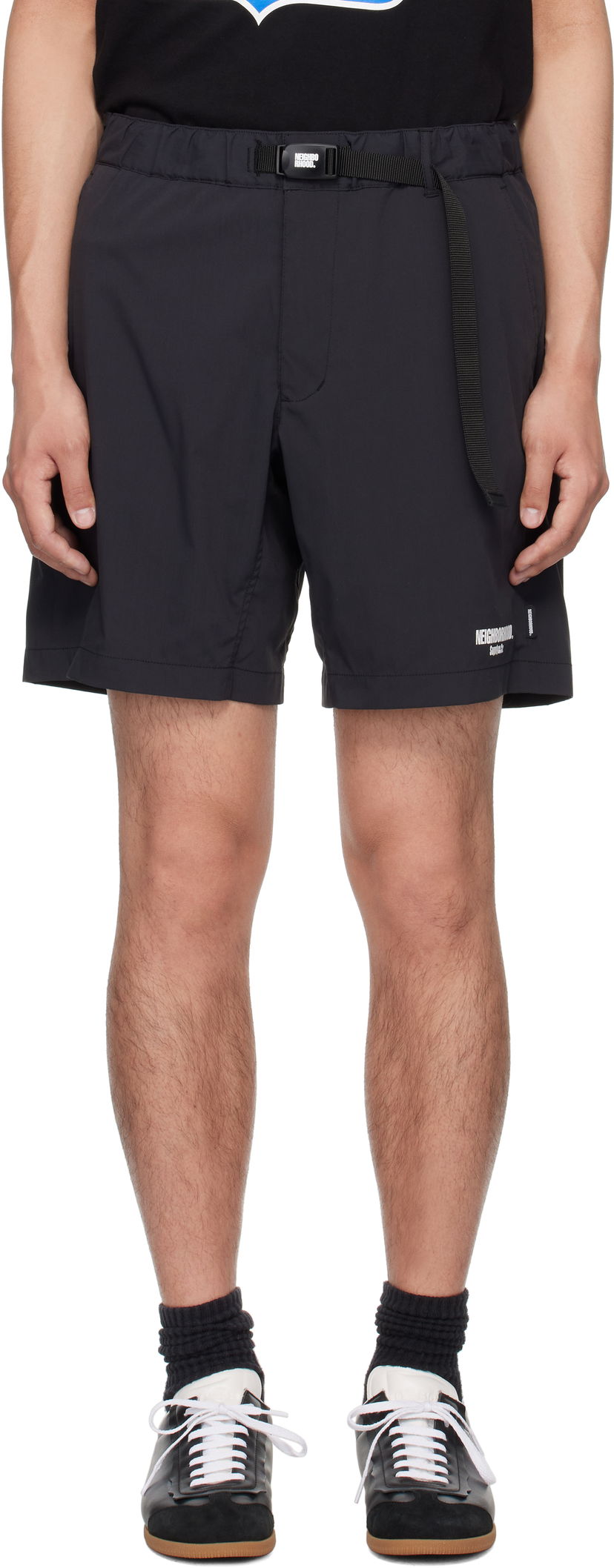Kratke hlače Neighborhood Neighborhood Multifunctional Shorts Crna | 251TSNH-PTM02