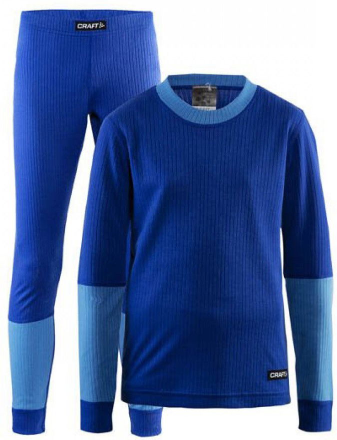 Pidžama Craft Craft Baselayer Junior Set Plava | 1905355-386355
