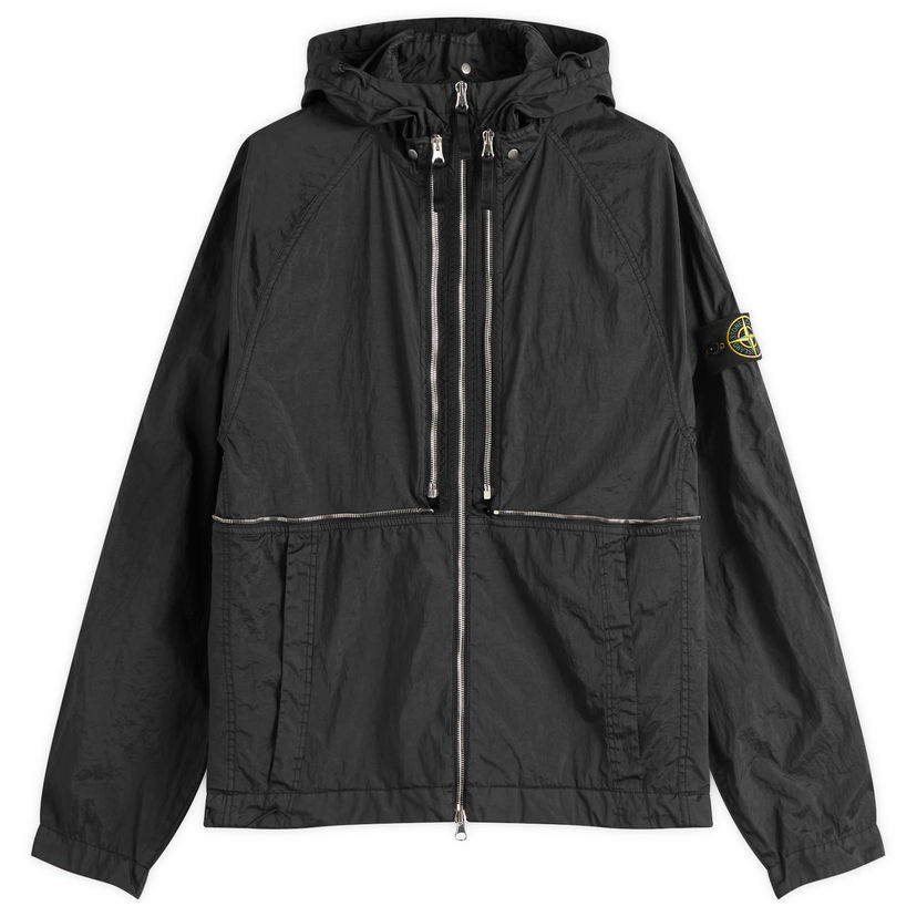 Vjetrovka Stone Island Nylon Metal Watro-TC ECONYL 2-in-1 Jacket, Size Large Crna | K1S154100020-V0029
