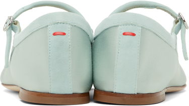 Odjeća Aeyde Aeyde Uma Satin Toe-Cap Ballerina Flats Tirkiz | A11-FL-RKLS08FL169-SS25-1017-067, 1