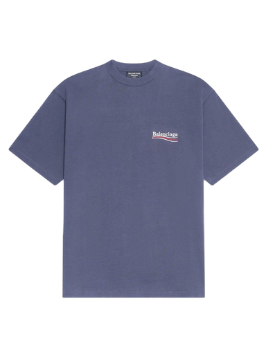 Majica kratkih rukava Balenciaga Political Campaign Small Fit T-shirt Siva | 620967TKVJ11366