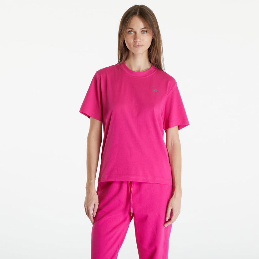 Majica kratkih rukava adidas Performance Stella McCartney x Regular Tee Real Magenta Ružičasta | IT8834