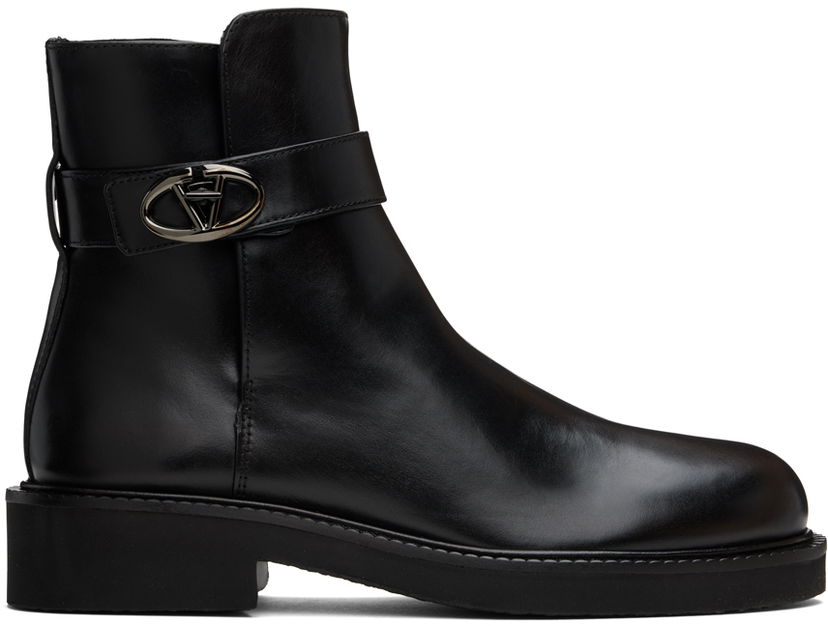 Tenisice i cipele Valentino Valentino Garavani VLogo Locker Boots Crna | 5W0S0JS8LXX