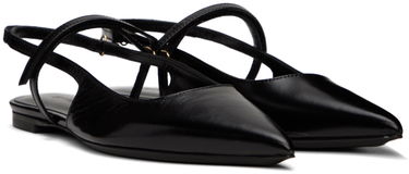 Odjeća BY FAR BY FAR Jess Slingback Ballerina Flats Crna | 22SSJESFBLGLS, 3