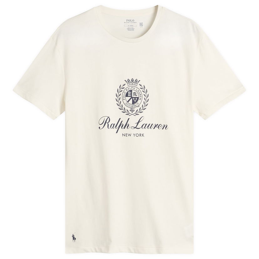 Majica kratkih rukava Polo by Ralph Lauren Ralph Lauren Crest Logo T-Shirt, Size Large Bež | 710978032-WHT