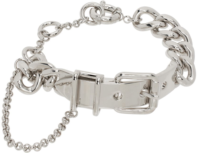 Narukvica Acne Studios Buckle Chain Bracelet Siva | C50414-