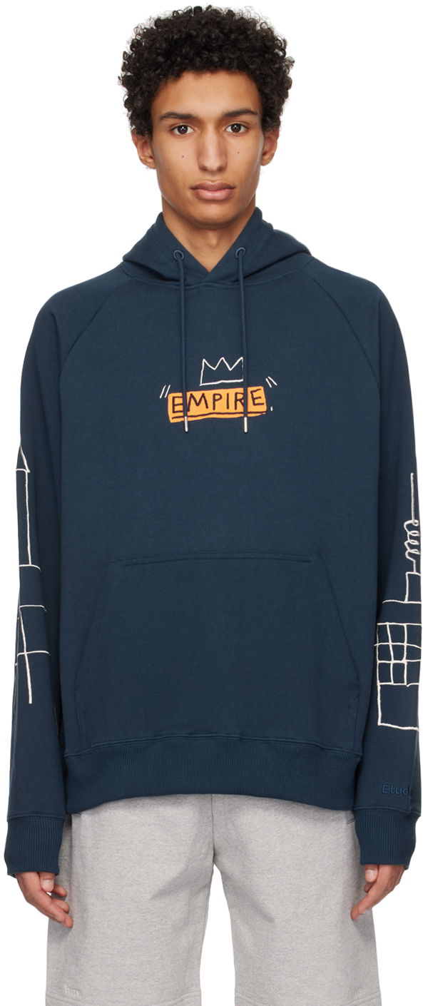 Dukserice Études Études Racing Empire Hoodie Tamnoplava | E23MC271A01643
