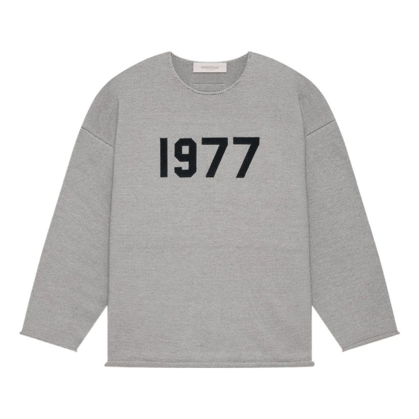 Džemper Fear of God Essentials 1977 Raw Edge Top Siva | FOG-SS22-086