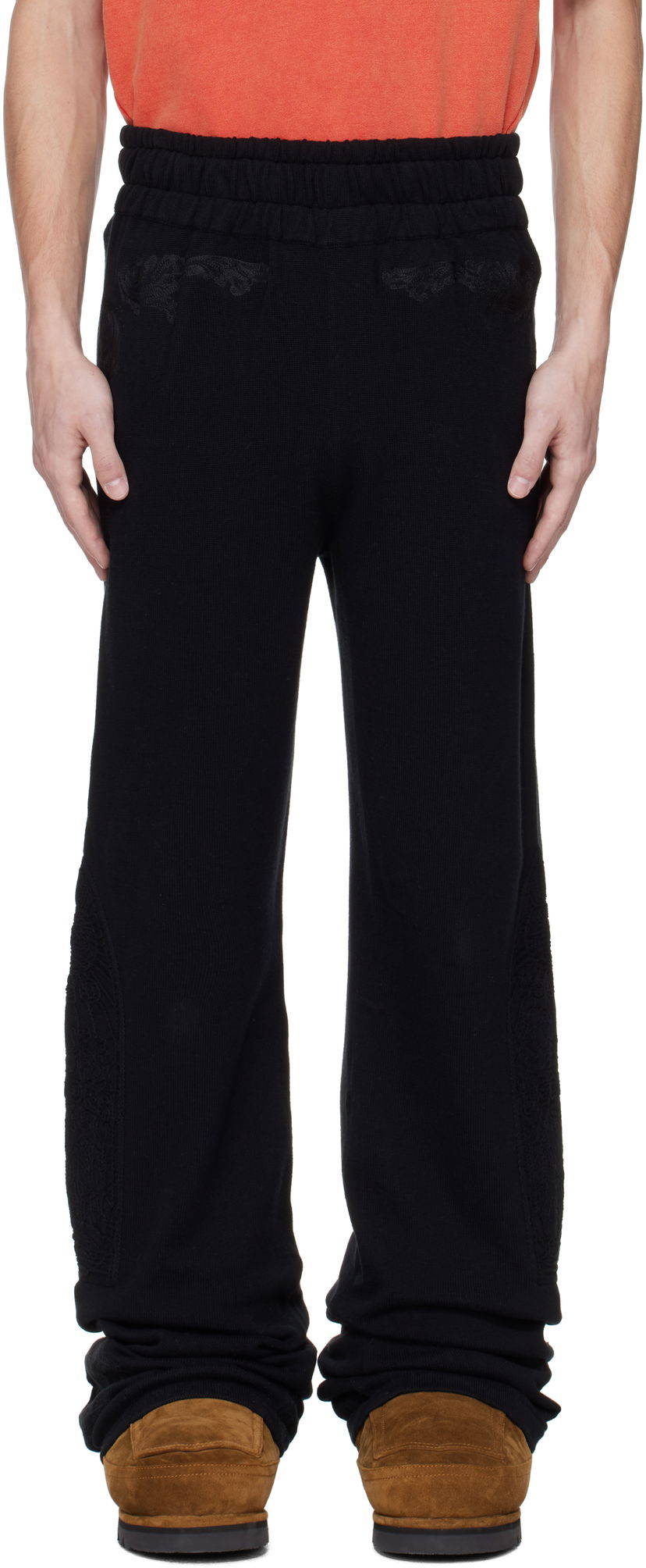 Trenirka Who Decides War Who Decides War Low Stained Glass Sweatpants Crna | 1120810002SS25