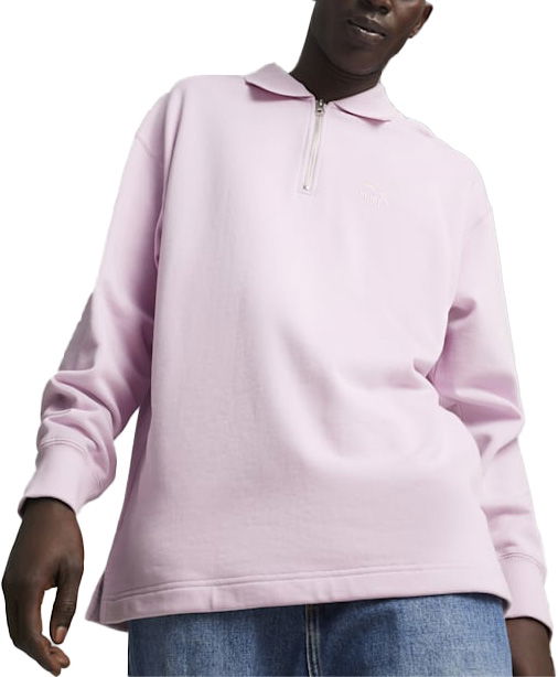 Dukserice Puma Better Classics Polo Crew Sweatshirt F60 Ružičasta | 624251-60