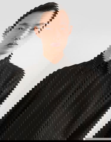 Košulja Dolce & Gabbana Dolce & Gabbana Pinstriped Flannel Shirt Crna | G5NP9TFRZAPS8051, 3