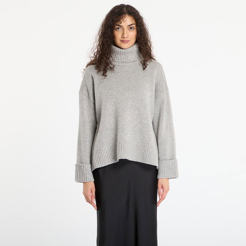 Džemper Samsoe Samsoe Sakeiku Turtleneck Sweater Siva | F24400069_CLR000337
