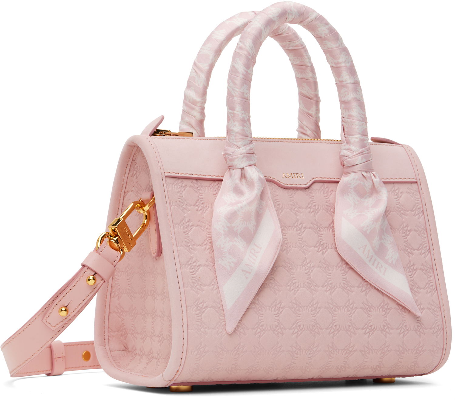 Ručna torbica AMIRI AMIRI MA Quad Micro Triangle Bag Ružičasta | AWBGTH1051, 1