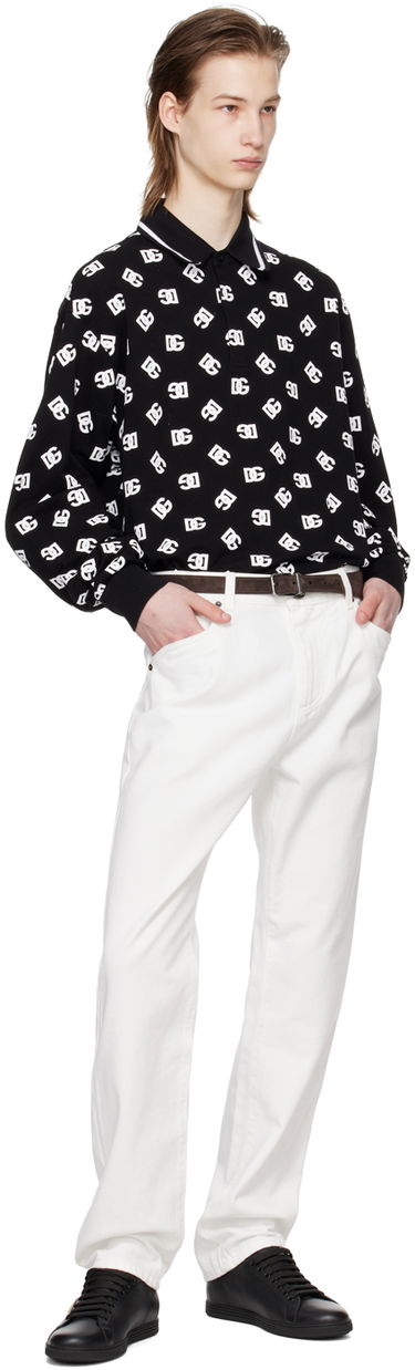 Tenisice i cipele Dolce & Gabbana Saint Tropez Calfskin Crna | CS1735AN990, 4