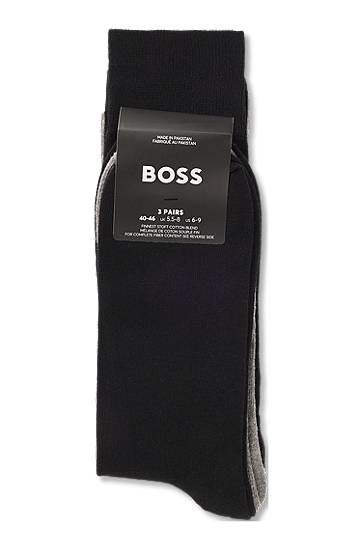 Čarape BOSS Three pairs of regular-length logo socks Višebojno | 50547840, 1