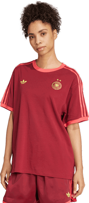 Majica kratkih rukava adidas Originals adidas Originals DFB T-Shirt Crvena | jj0350, 2