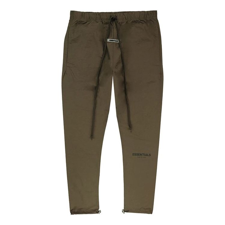 Trenirka Fear of God Essentials Rain Drum Reflective Nylon Sweatpants Smeđa | FOG-FW21-102