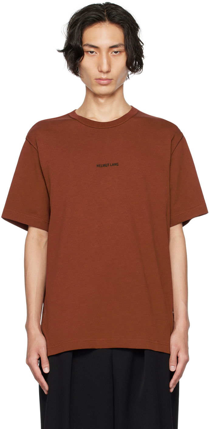 Majica kratkih rukava Helmut Lang Inside Out T-Shirt Smeđa | N04HM510