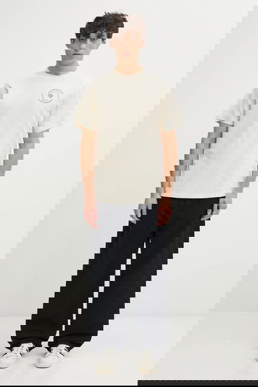 Majica kratkih rukava Sporty & Rich Cotton T-shirt Kennedy Crest Bež | TO04360666CR01, 8