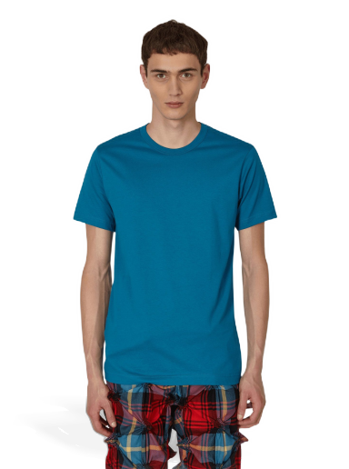 Majica kratkih rukava Comme des Garçons Rear Logo T-Shirt Plava | FJ-T016-W22 1