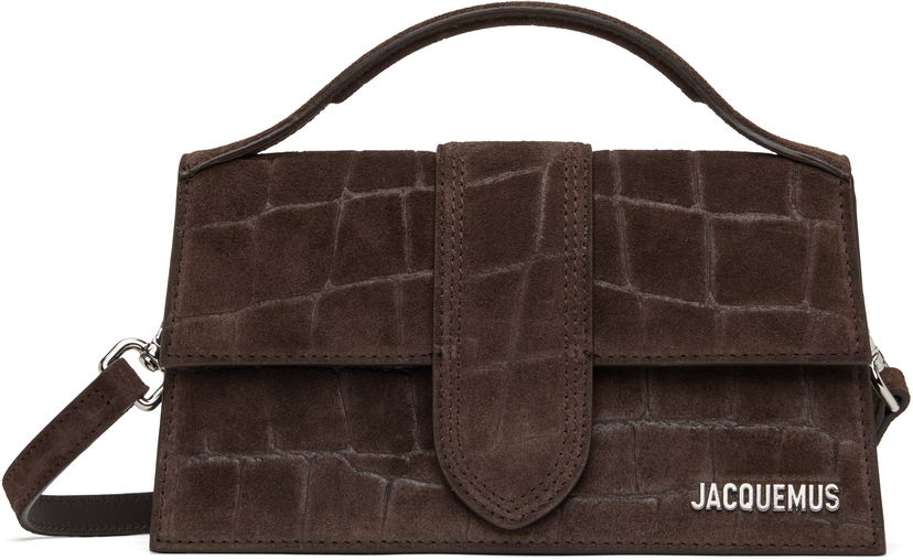 Ručna torbica Jacquemus Jacquemus 'The Large Bambino' Suede Shoulder Bag Smeđa | 25E213BA007-3243