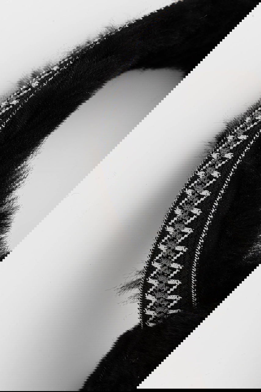 Dodaci UGG Furry Earmuffs with Decorative Headband Crna | 20496., 1