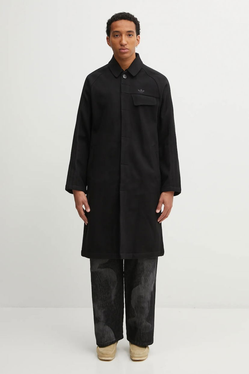 Kaputi adidas Originals adidas Originals P Ess Overcoat Crna | JW0120